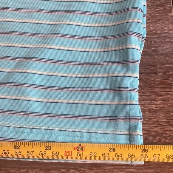 Bundle of 2 Greg Norman Golf Polos XXL Teal & White - Picture 9 of 14